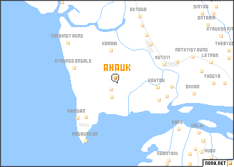 map of Ahauk