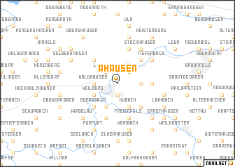 map of Ahausen