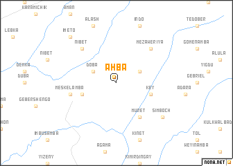 map of Āhba