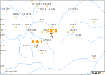 map of Ahea