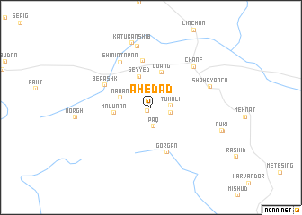 map of Aḩedād