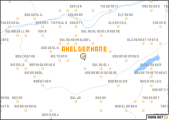 map of Ahel Derhane