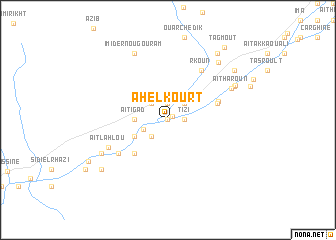 map of Ahel Kourt