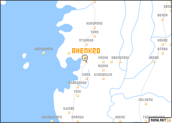 map of Ahenkro