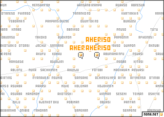 map of Aheriso