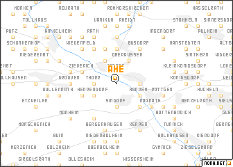map of Ahe