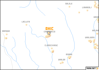 map of Ahic