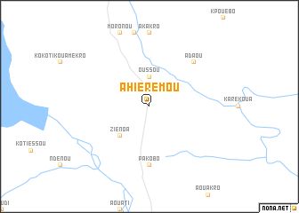map of Ahiérémou