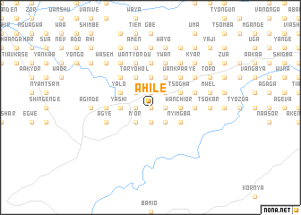 map of Ahile