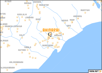 map of Ahinarai