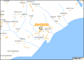 map of Ahinarai