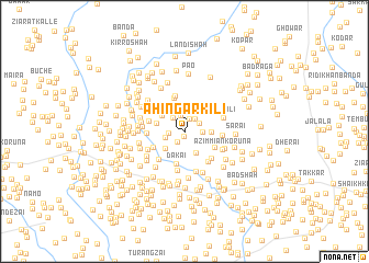 map of Āhingar Kili