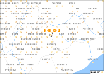 map of Ahinkro