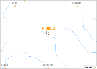 map of Ahiolo