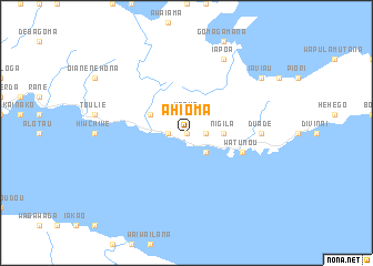 map of Ahioma