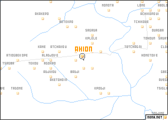 map of Ahion