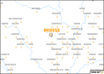 map of Ahireso