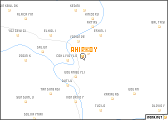 map of Ahırköy