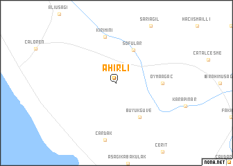 map of Ahırlı