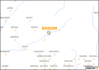 map of Ahiruam
