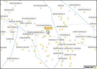 map of Ahir