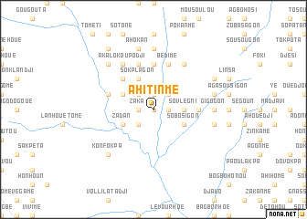 map of Ahitinmé