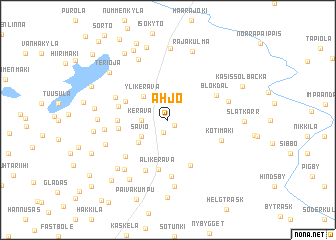 map of Ahjo