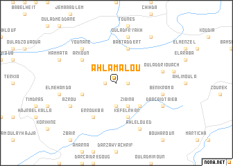 map of Ahl Amalou