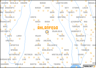 map of Ahlanfedo