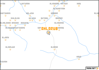 map of Ahl ‘Arūb