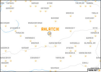 map of Ahlatçık