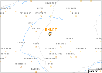 map of Ahlat