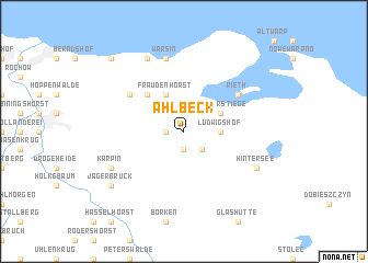 map of Ahlbeck