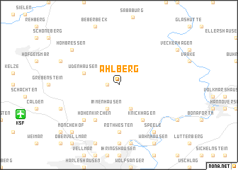map of Ahlberg