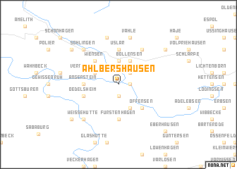 map of Ahlbershausen