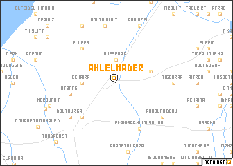map of Ahl el Mader