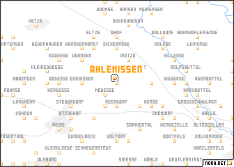 map of Ahlemissen