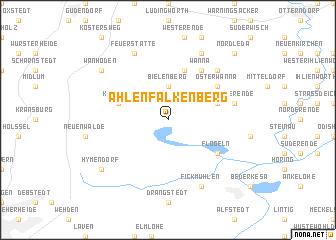 map of Ahlen-Falkenberg