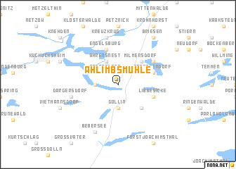 map of Ahlimbsmühle