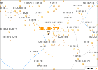 map of Ahl Juḩayf