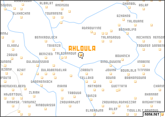 map of Ahloula