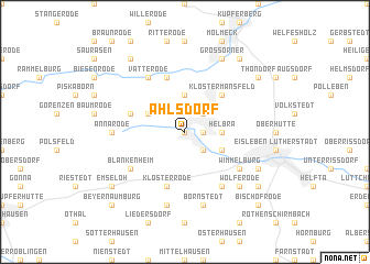 map of Ahlsdorf