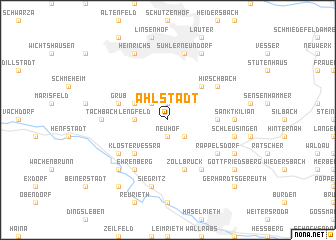 map of Ahlstädt