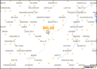 map of Ahlum