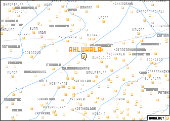 map of Ahluwāla