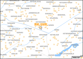 map of Ahlūwāl