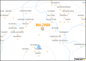 map of Ahl Zrâa