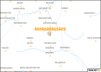 map of Aḩmadābād Sarā