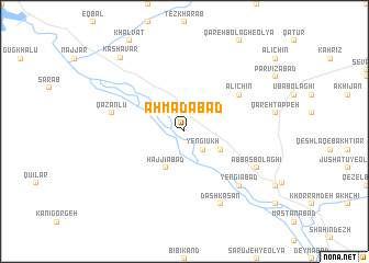 map of Aḩmadābād