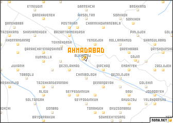 map of Aḩmadābād